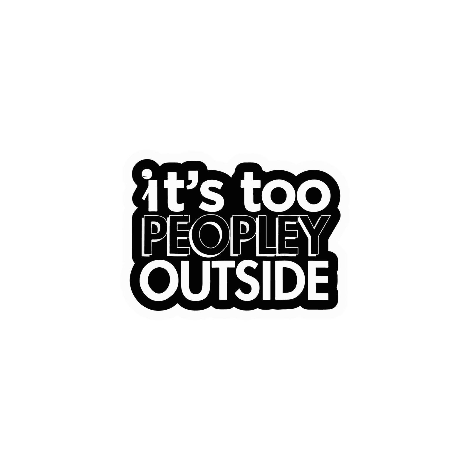 PEOPLY STICKER Metalized Sticker