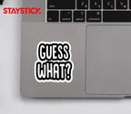 GUESS STICKER Metalized Sticker