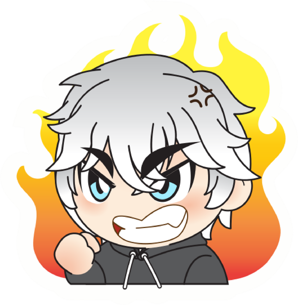 FIRE GIRL STICKER Premium Vinyl Sticker