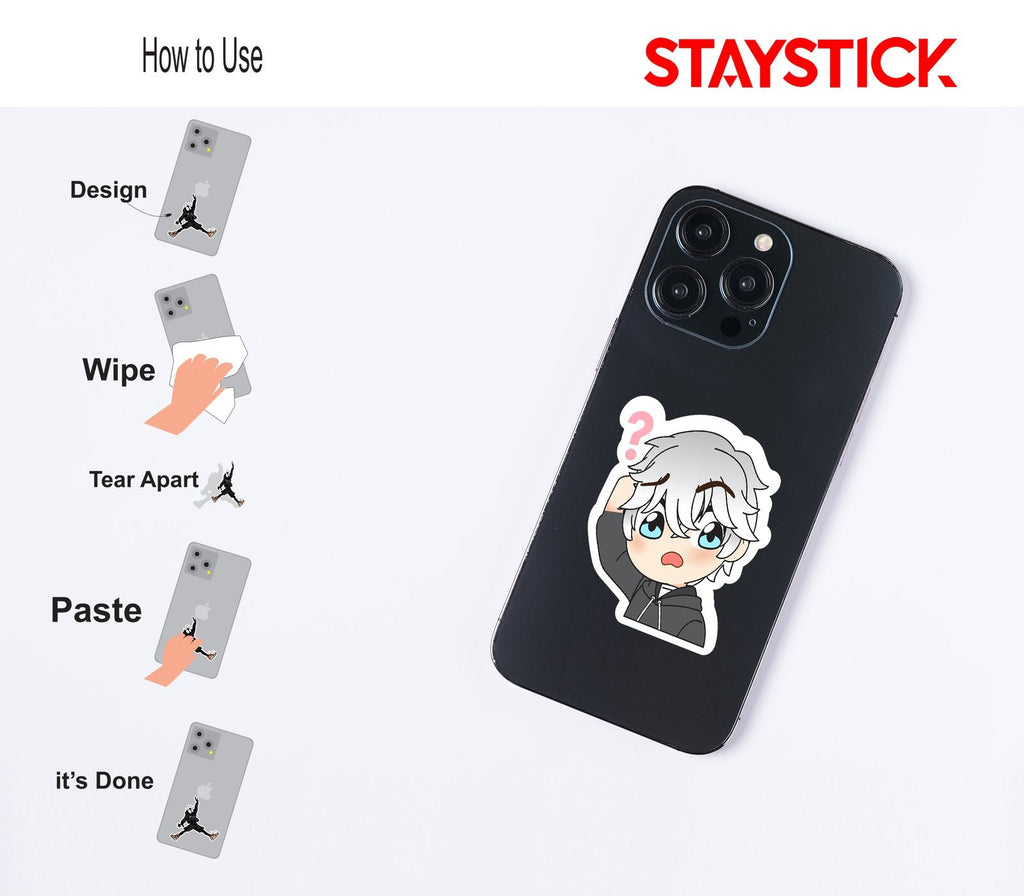 ANIME 5 STICKER 3D Premium Sticker