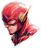 CAPTAIN FACE STICKER 3D Premium Sticker