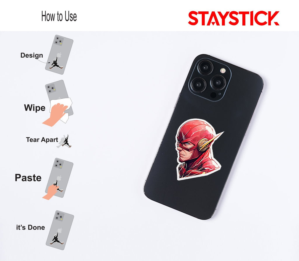 CAPTAIN FACE STICKER 3D Premium Sticker