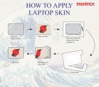 WAVE OF KANGUWA Laptop Skin