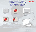 Black Moon laptop skin sticker