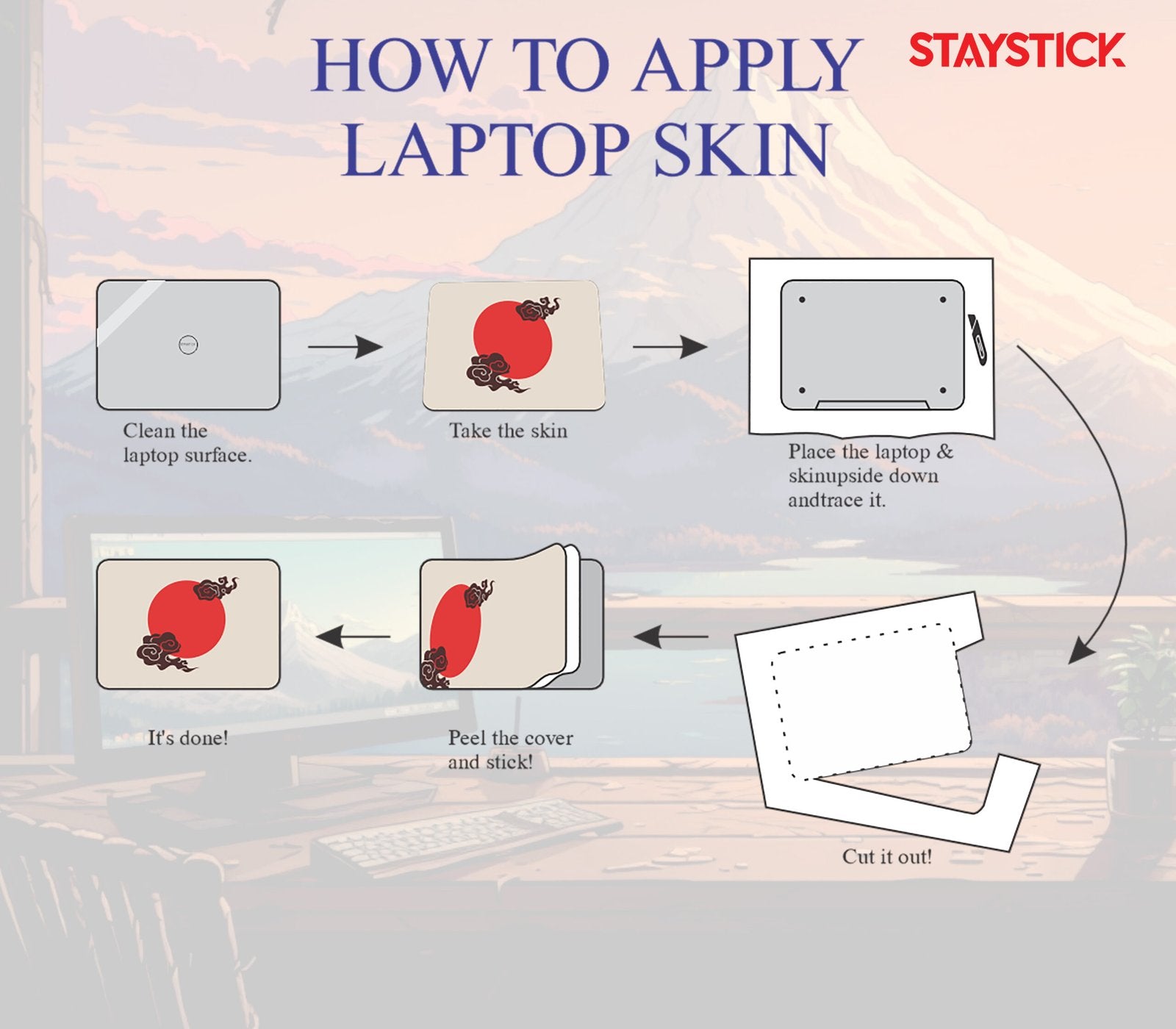 MOUNTAIN Laptop Skin
