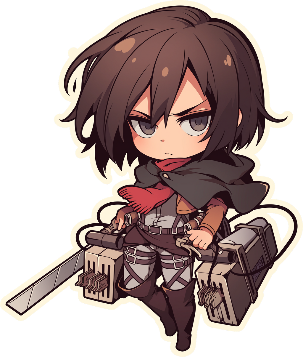 Samurai Anime Sticker Premium Vinyl Sticker