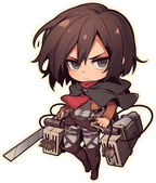 Samurai Anime Sticker Premium Vinyl Sticker