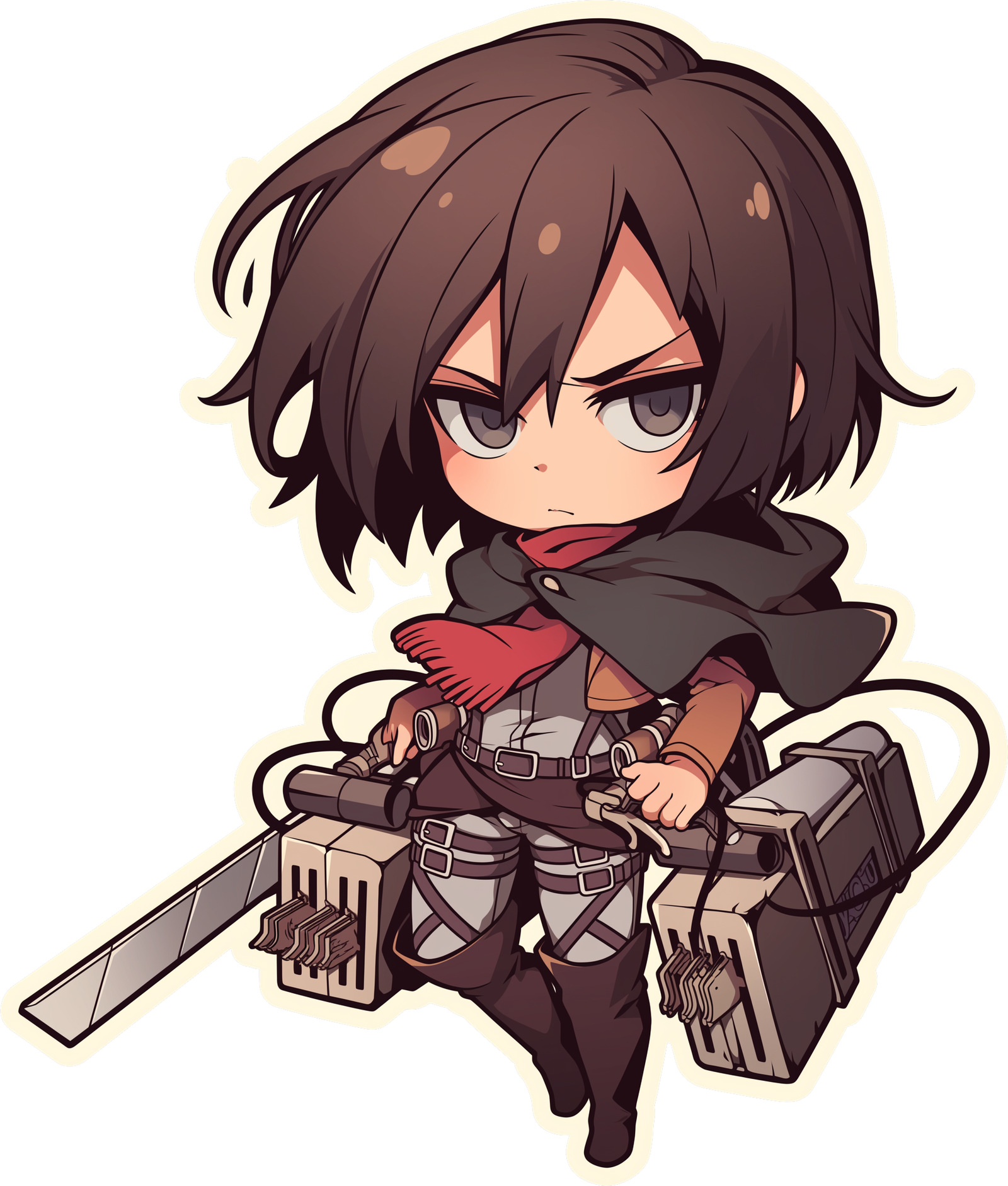 Samurai Anime Sticker Premium Vinyl Sticker