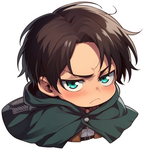 Angry Boy Face Sticker Premium Vinyl Sticker