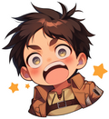 Laugh boy sticker Premium Vinyl Sticker