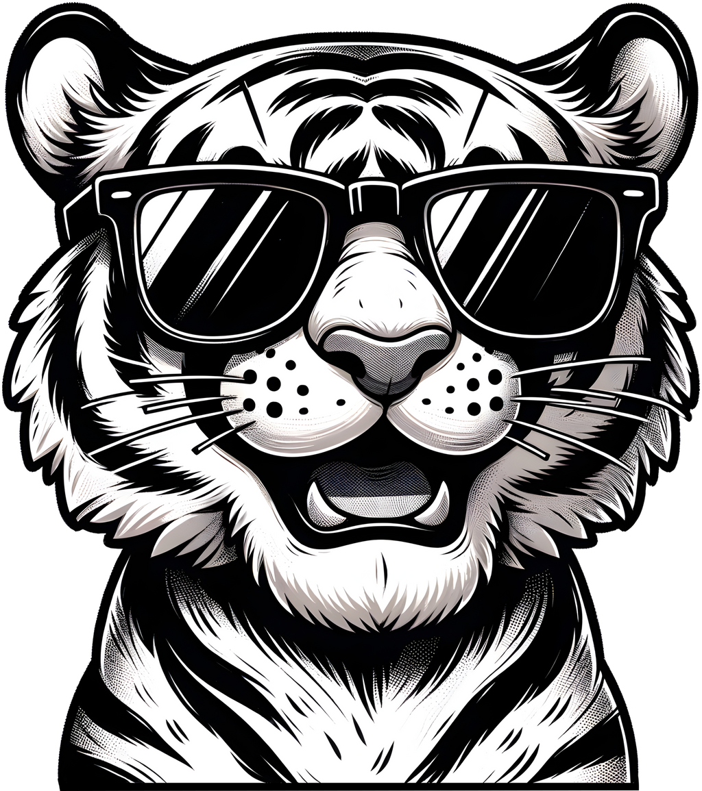 TIGER STICKER Premium Vinyl Sticker