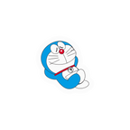 Doraemon Relaxing Sticker Premium Vinyl Sticker