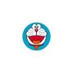 Doraemon Round Sticker Premium Vinyl Sticker