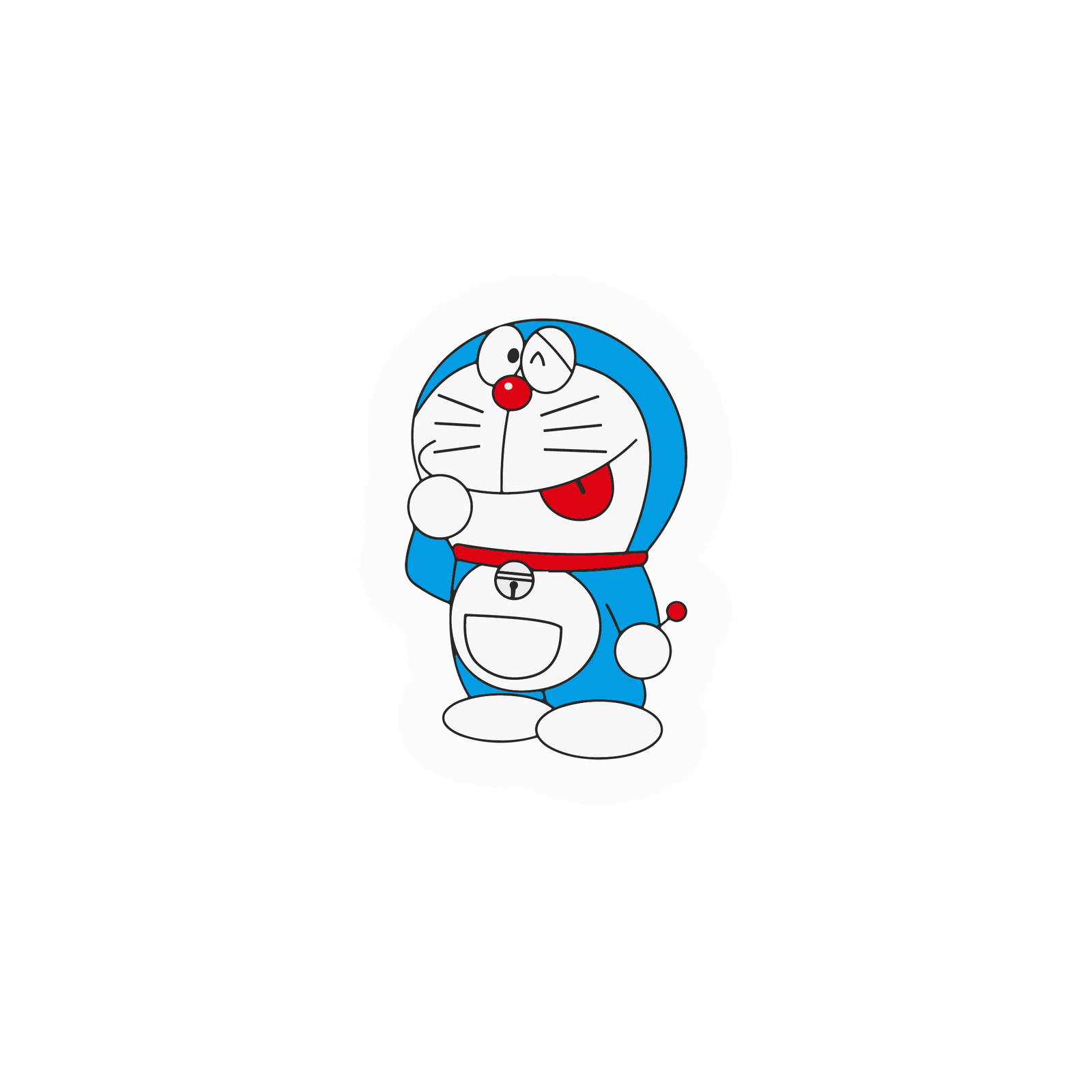 Cute Doraemon Sticker Premium Vinyl Sticker