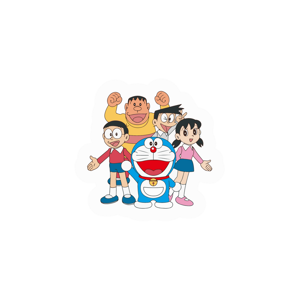 Doraemon and Friends Sticker Premium Vinyl Sticker