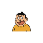 Gian Doraemon Sticker Premium Vinyl Sticker