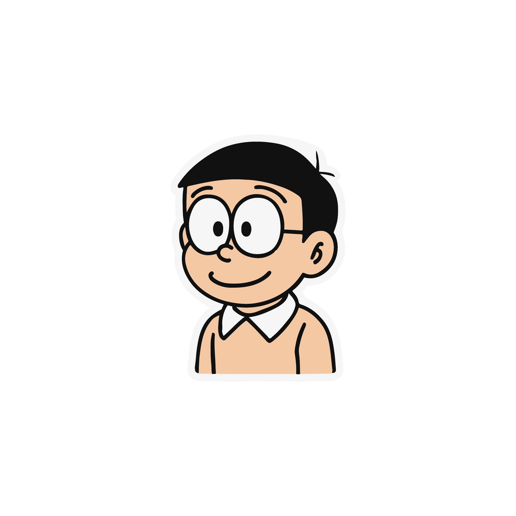 Nobita Nobi Sticker Premium Vinyl Sticker