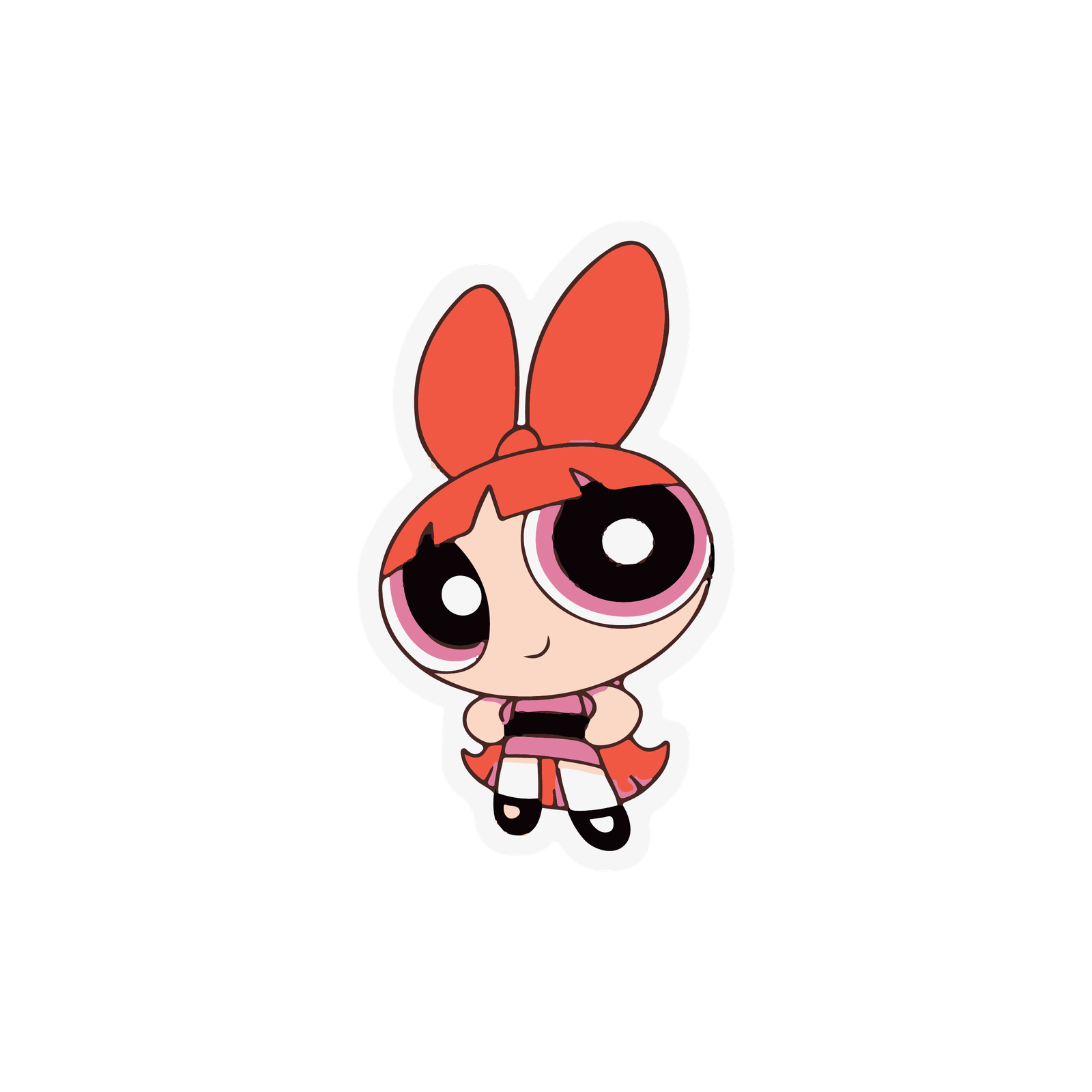 Blossom Powerpuff Girls Sticker Premium Vinyl Sticker