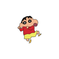 Shin Chan Running Sticker Premium Vinyl Sticker