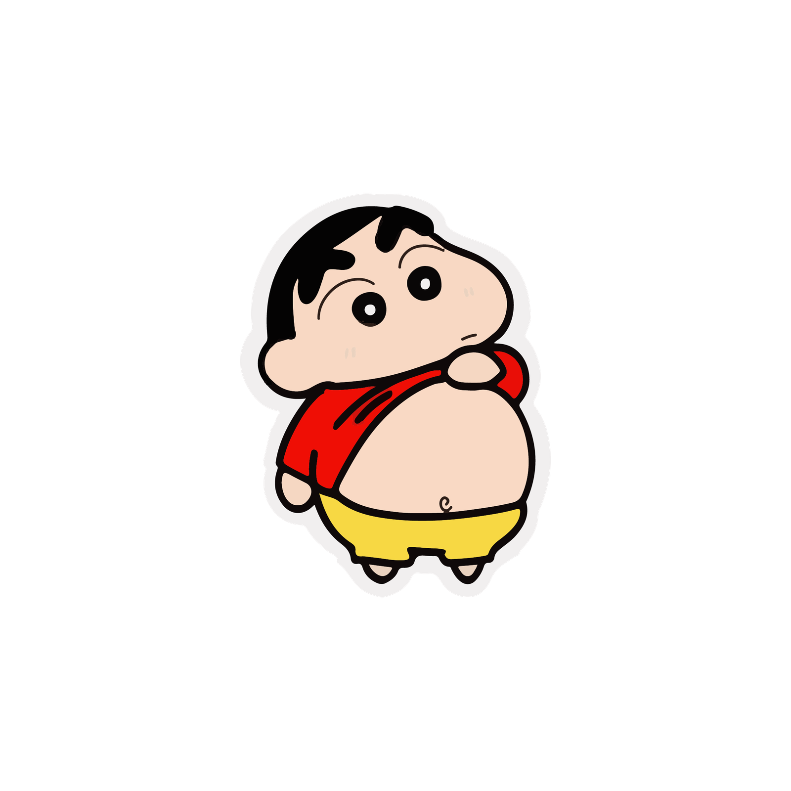 Shin Chan Cartoon Sticker Premium Vinyl Sticker