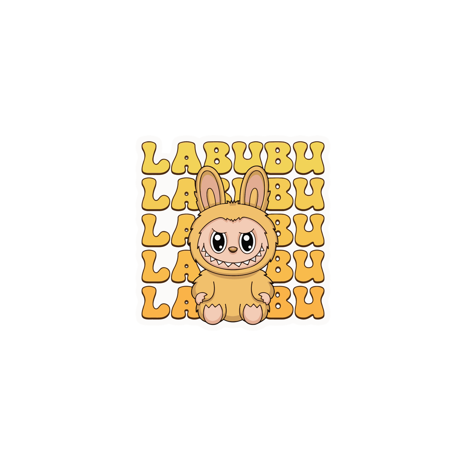 CARTOON STICKER Metalized Sticker