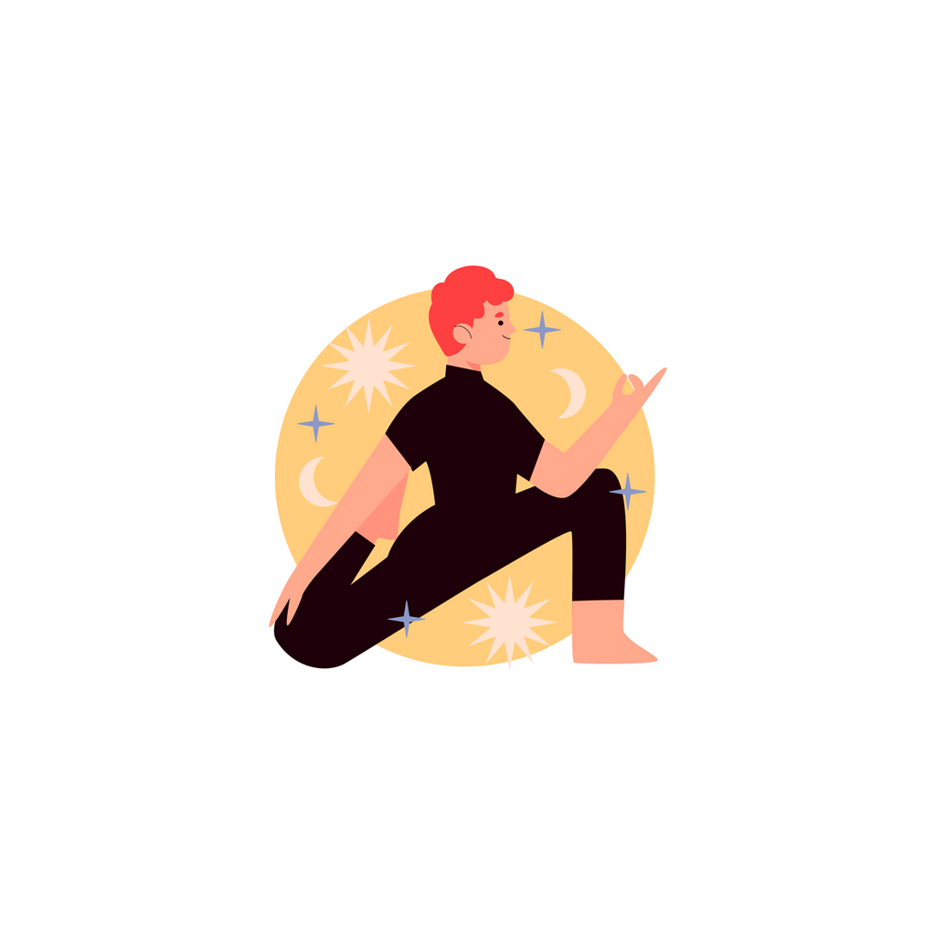 CARTOON STICKER Metalized Sticker