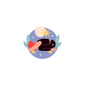 CARTOON STICKER Metalized Sticker