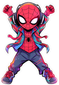 Baby spider sticker Premium Vinyl Sticker