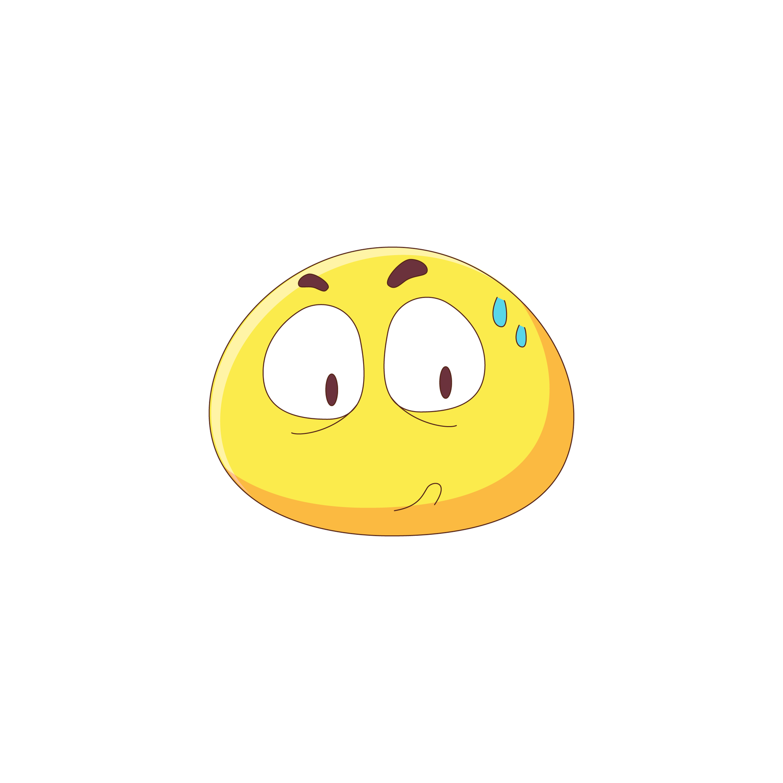 CUTE EMOJI STICKER Premium Vinyl Sticker
