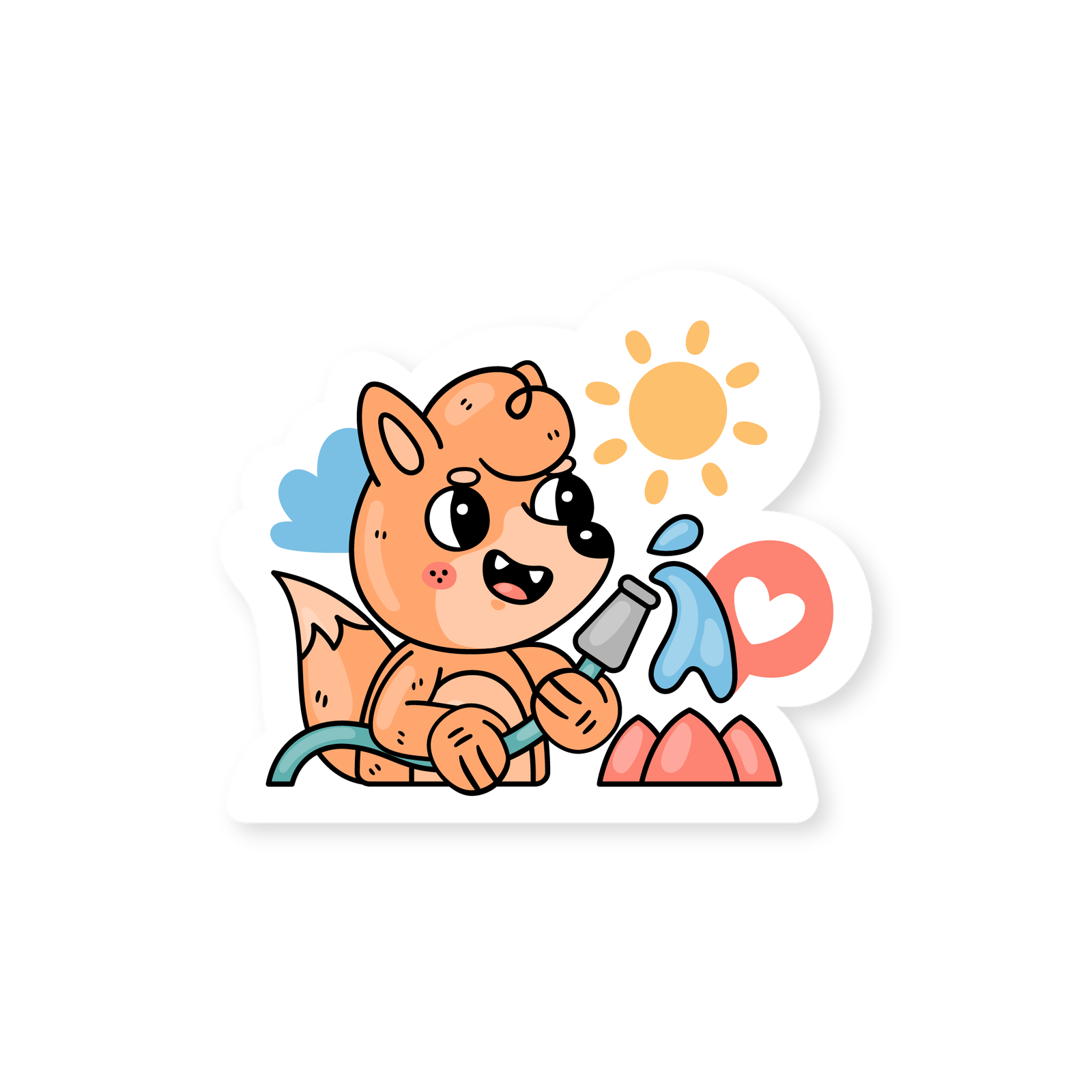 Cartoon Sticker Premium Vinyl Sticker
