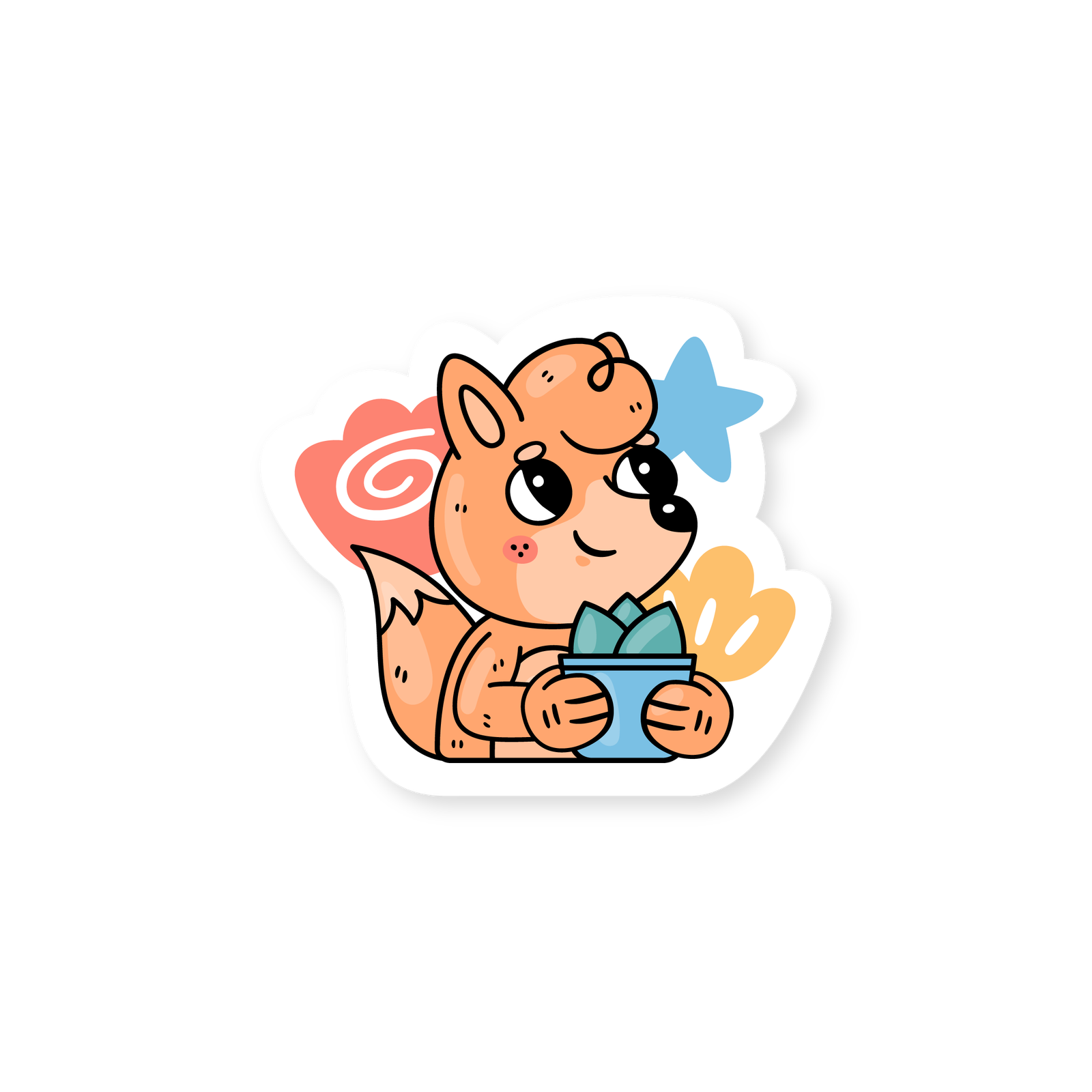 Cartoon Sticker Premium Vinyl Sticker