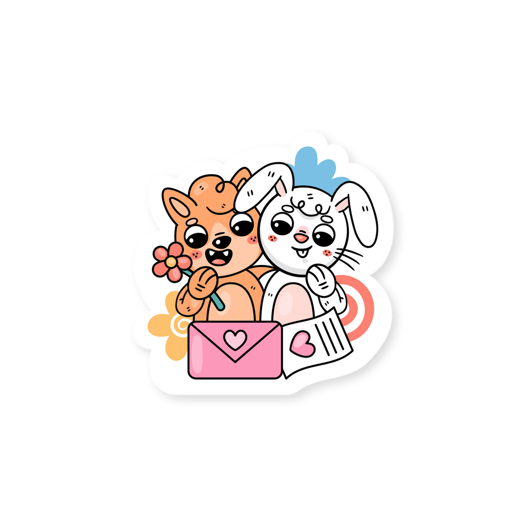 Twin 2 Emoji Sticker Premium Vinyl Sticker