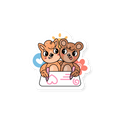 Twin Emoji Sticker Premium Vinyl Sticker