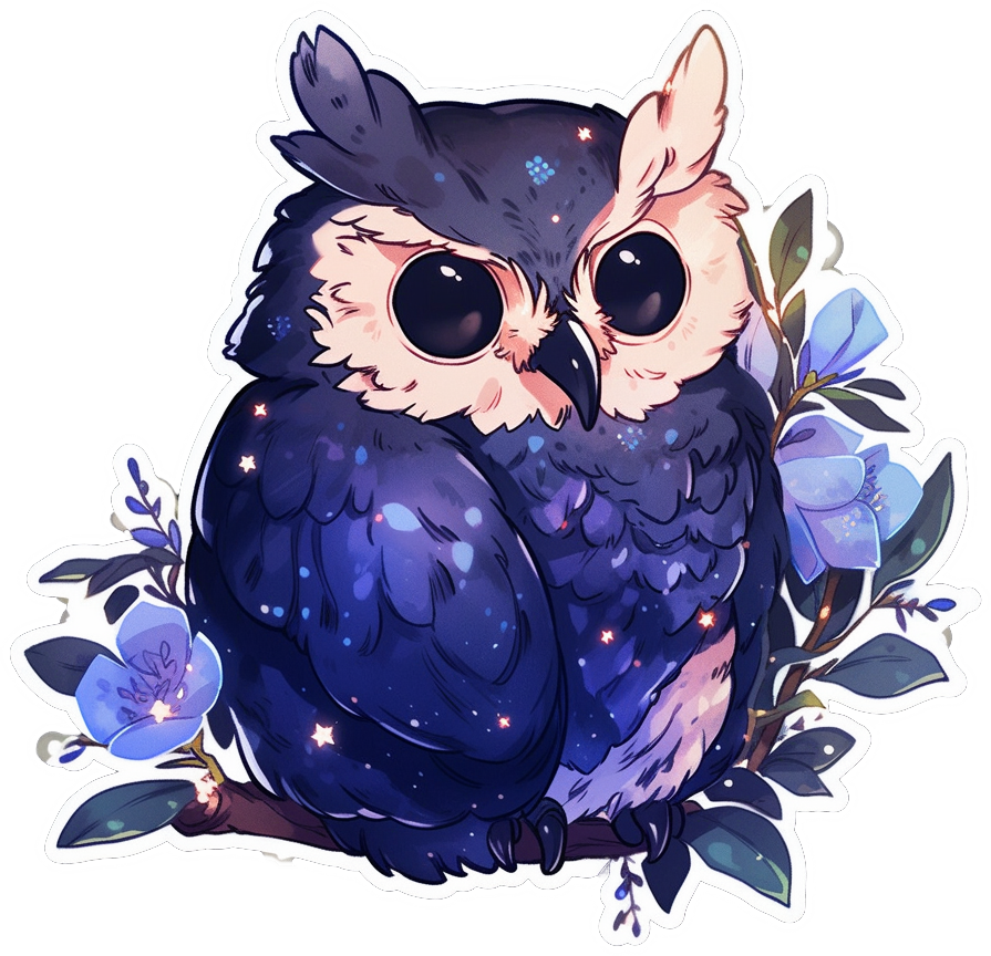 NIGHT OWL STICKER Premium Vinyl Sticker