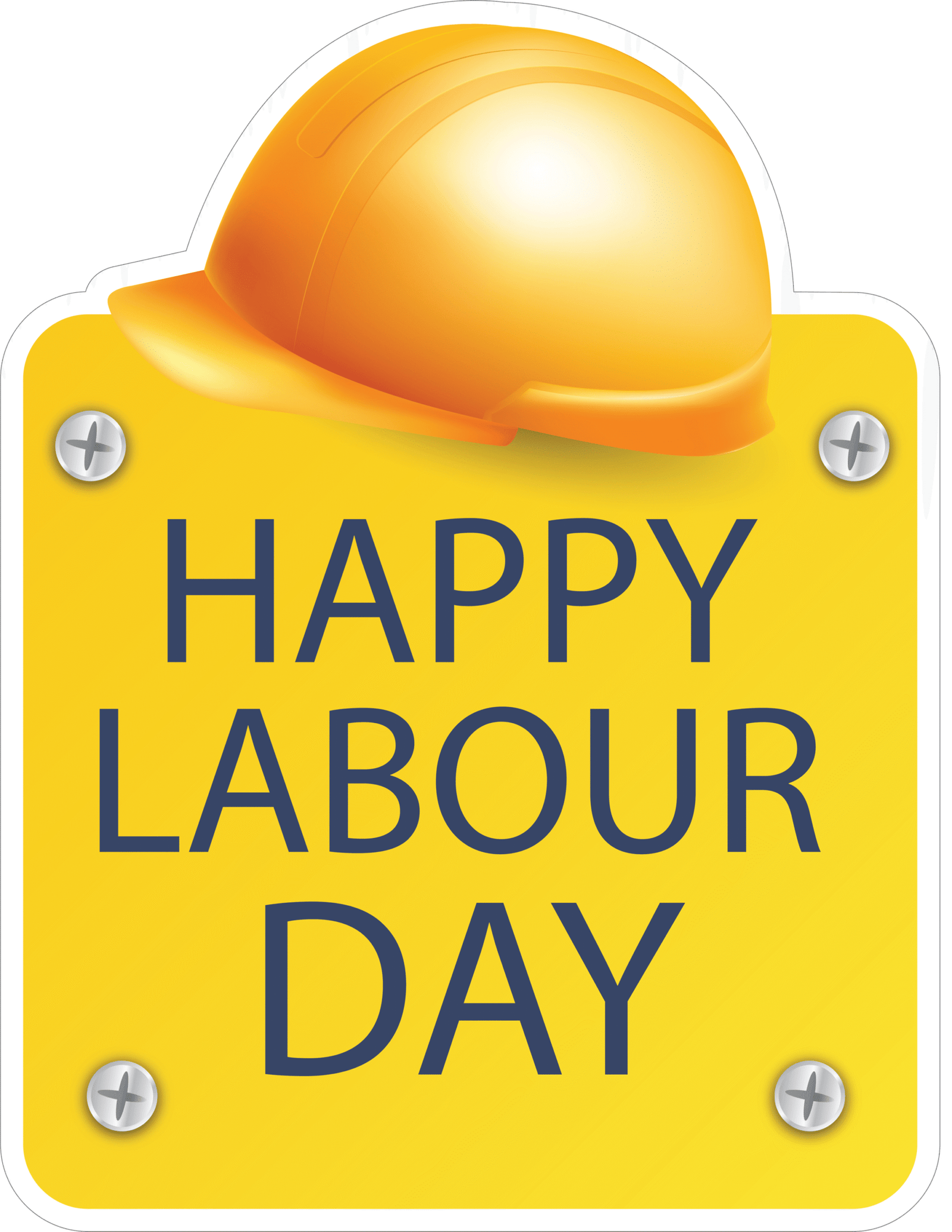 1 Happy Labour Day Sticker - Image 1