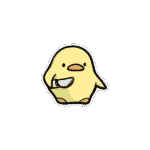 Cartoon Bird Sticker