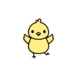 Baby Duck Sticker