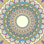 Mandala Pattern Mobile Sticker