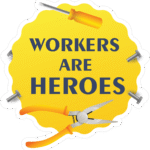 Worker Sticker