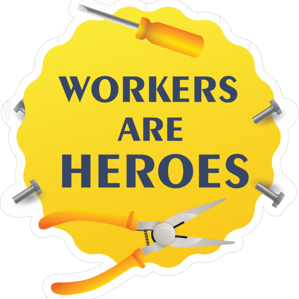 Worker Sticker