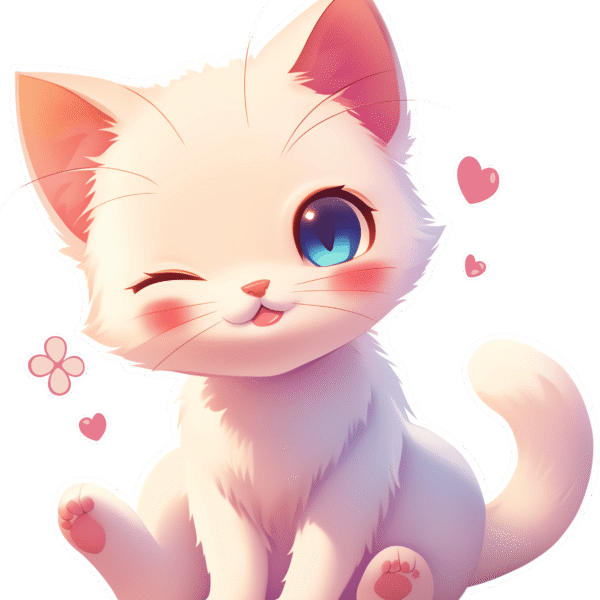 Cute Cat Sticker