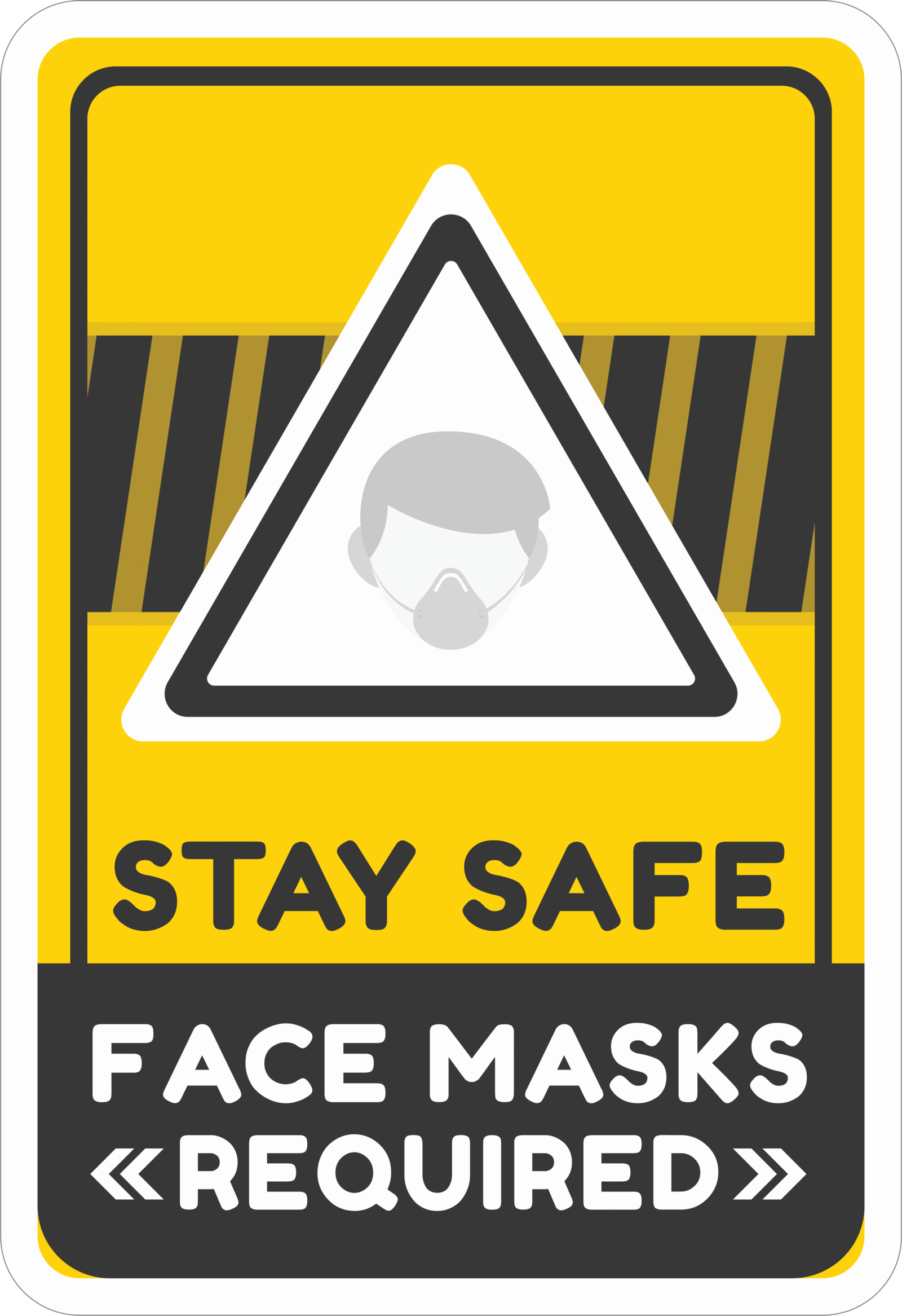 17 FACE MASK STICKER - Image 1