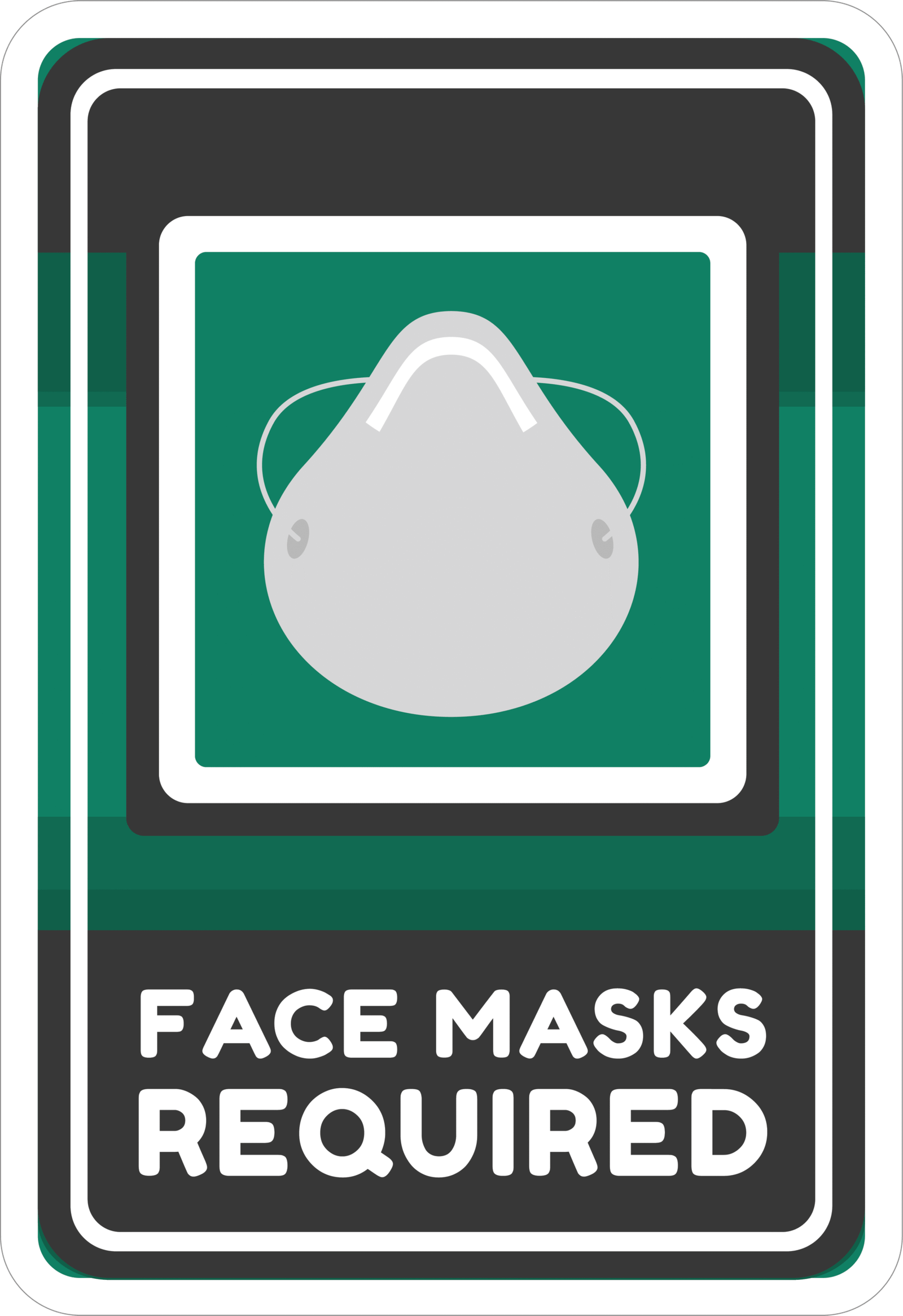 18 FACE MASK STICKER - Image 1