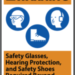 WARNING SIGN STICKER