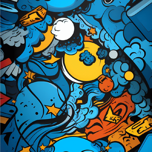 CARTOON MOBILE STICKER