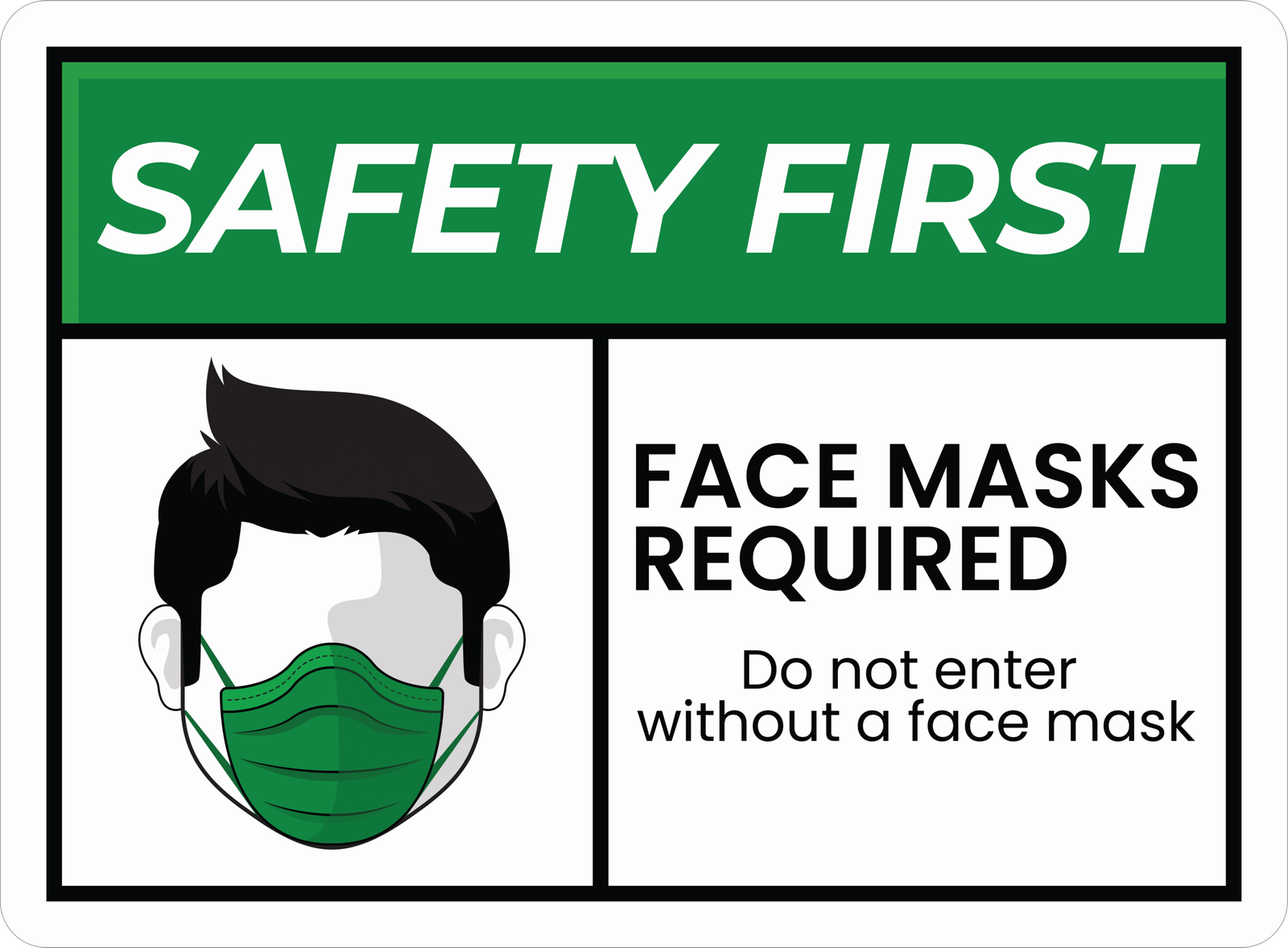 28 FACE MASK STICKER - Image 1