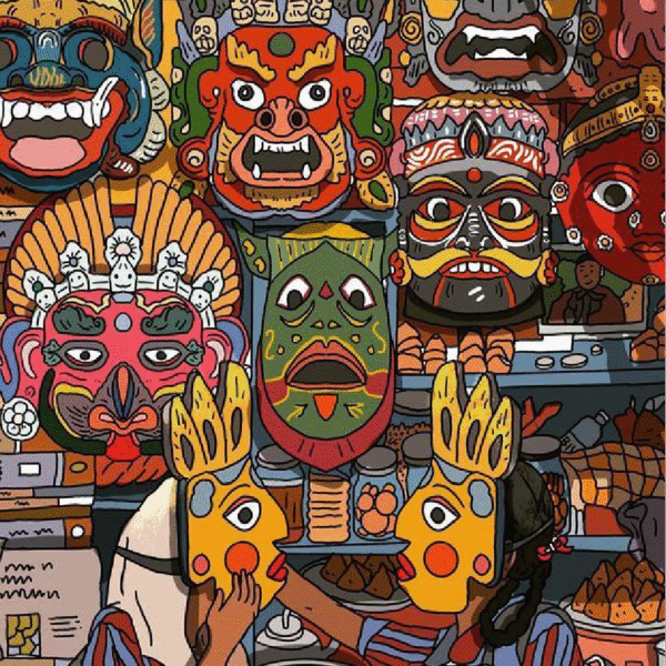 COLORFUL MOBILE STICKER