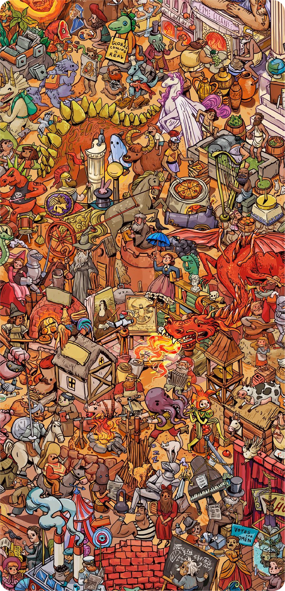 30 MANDALA MOBILE STICKER - Image 1