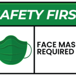 SAFETY FACE MASK STICKER