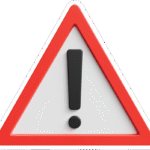 TRIANGULAR WARNING STICKER